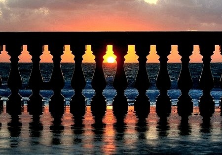 Geometric Sunset, Livorno, Italy
