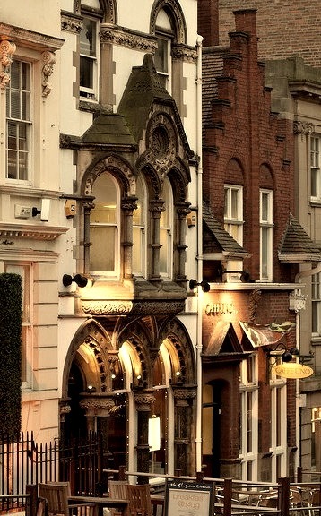 Victorian Street, Nottingham, Great Britain
