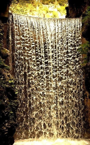 Mountain Waterfall, Trentino, Italy