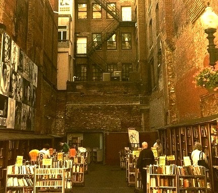 Outdoors, Brattle Book Shop, Boston, Massachusetts