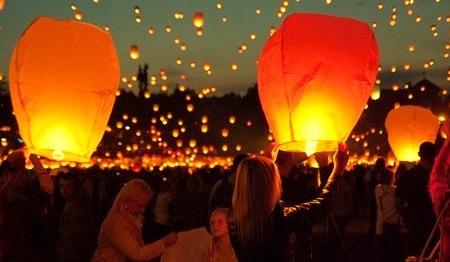 Sky Lanterns, Poland 