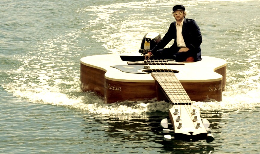 Guitar Boat, Sydney Harbour, Australia 