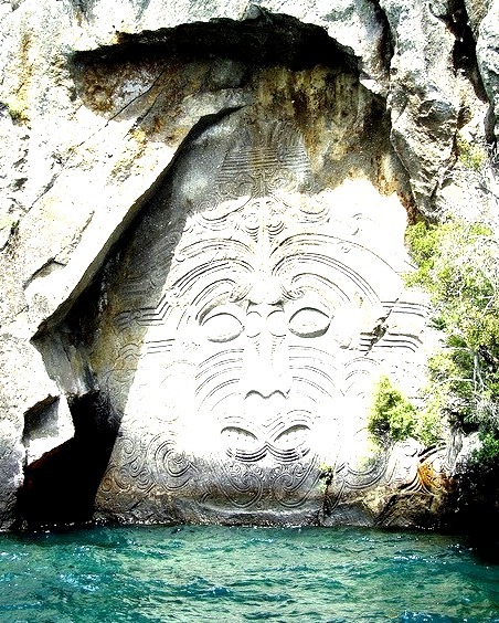 Ancient Wall Carvings, New Zealand